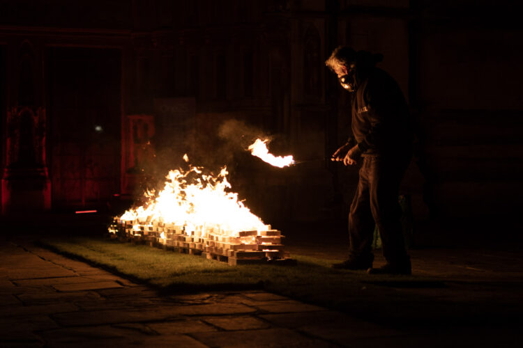 Igniting change; Firewalking fundraiser smashes target!