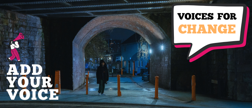 Voices for Change website header